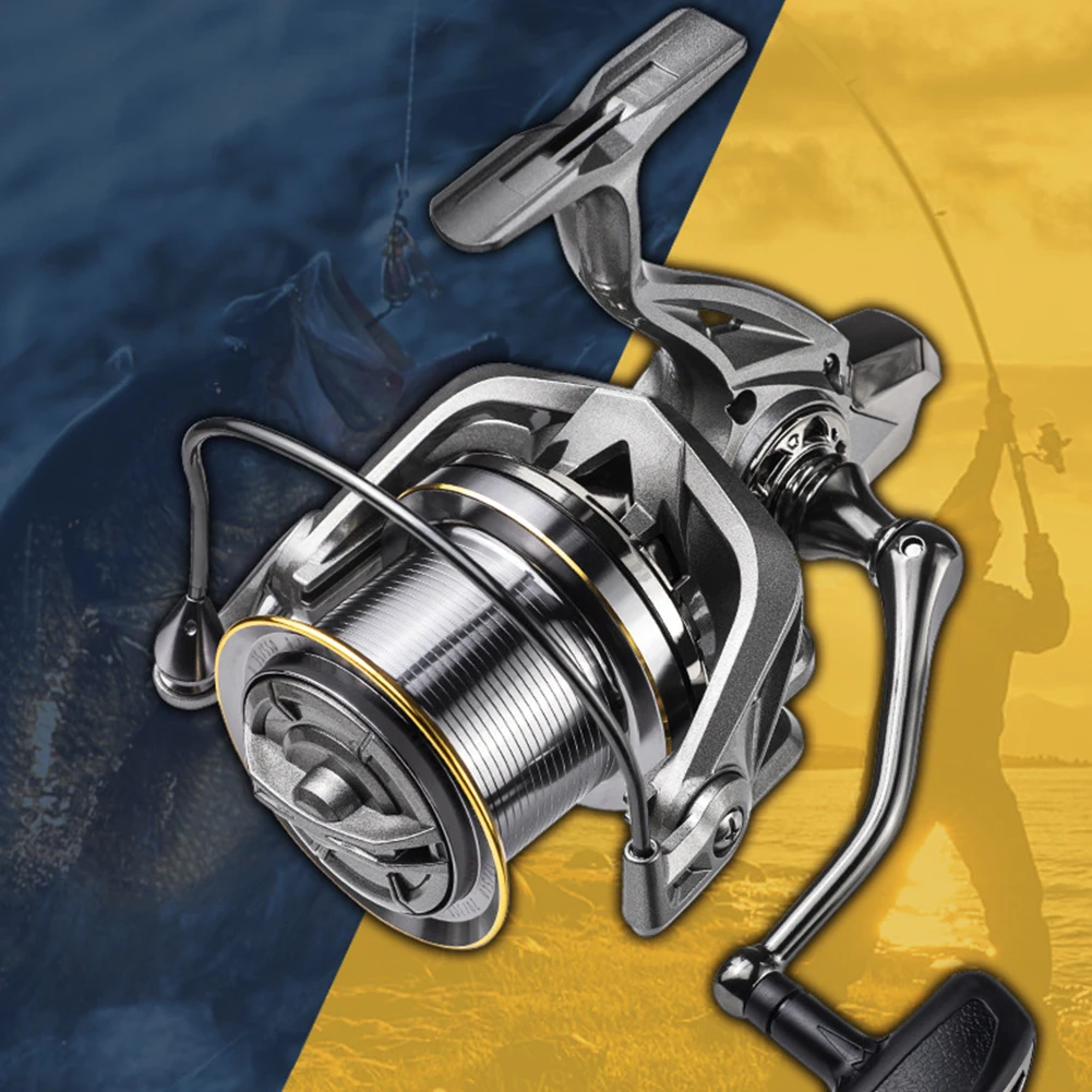 Fishing Reel NGK8000-14000 Spinning Reel 4.8:1 Max Drag 15KG 17+1 Bearing Metal Reel Fresh Water Saltwater Fishing Accessories
Fishing Reel NGK8000-14000 Spinning Reel 4.8:1 Max Drag 15KG 17+1 Bearing Metal Reel Fresh Water Saltwater Fishing Accessories