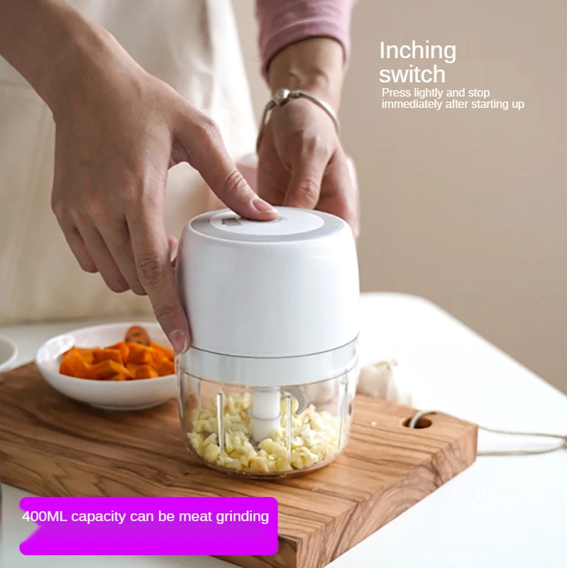 Electric Garlic Masher Sturdy Meat Crusher Meat Grinder Durable Mini Crusher Chopper USB Charging For Crushed Garlic Ginger Chil
Electric Garlic Masher Sturdy Meat Crusher Meat Grinder Durable Mini Crusher Chopper USB Charging For Crushed Garlic Ginger Chil