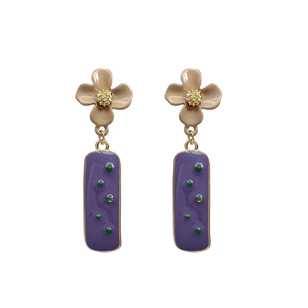 Han Edition Earrings Fashionable Character Purple Lovely Stud Earrings Women's Elegant Temperament Act The Role Ofing Is Tasted
Han Edition Earrings Fashionable Character Purple Lovely Stud Earrings Women's Elegant Temperament Act The Role Ofing Is Tasted