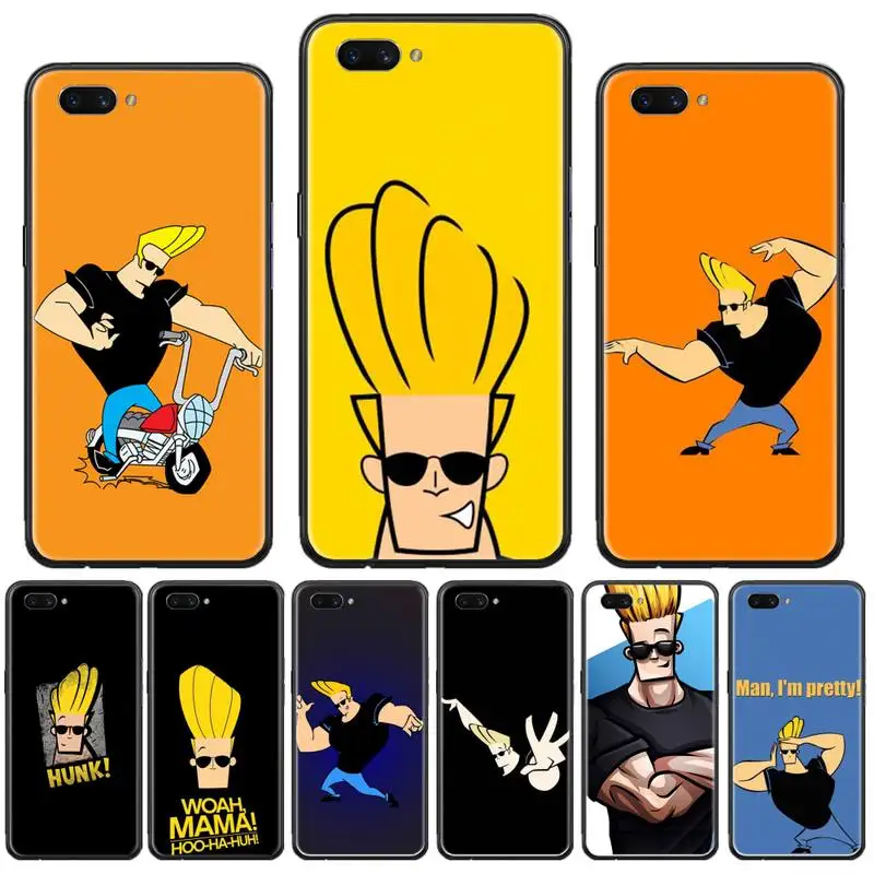 

JohnnyBravo Animation hunk funny Phone Case For OPPO F 1S 7 9 K1 A77 F3 RENO F11 A5 A9 2020 A73S R15 REALME PRO cover