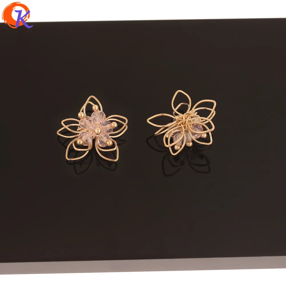 Cordial Design 50Pcs 20*20MM Jewelry Accessories/DIY Earrings Making/Clear Crystal Flower/Charms/Hand Made/Earring Findings
Cordial Design 50Pcs 20*20MM Jewelry Accessories/DIY Earrings Making/Clear Crystal Flower/Charms/Hand Made/Earring Findings