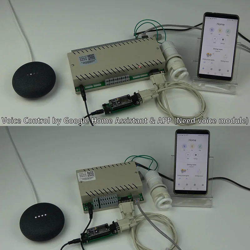 Kincony Google Home Voice Assistant for KC868 Smart Home Kit Automation Module Controller Domotica Hogar Switch System RS232
Kincony Google Home Voice Assistant for KC868 Smart Home Kit Automation Module Controller Domotica Hogar Switch System RS232