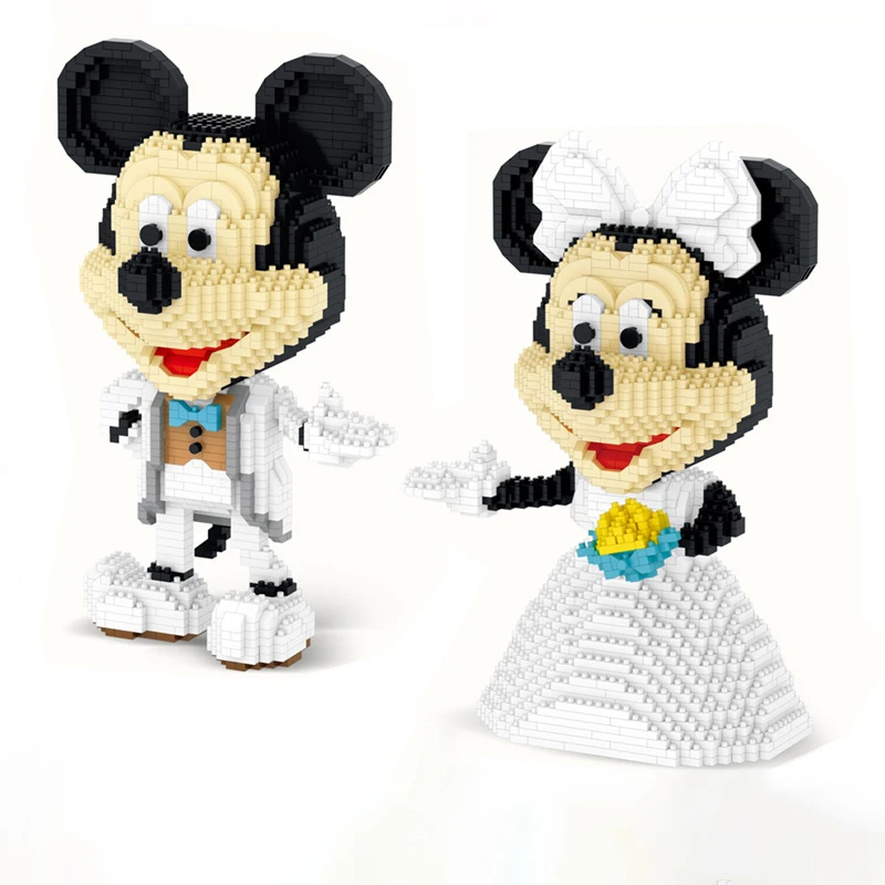 Новый конструктор Disney Микки и Минни брак развивающие игрушки для детей | Игрушки