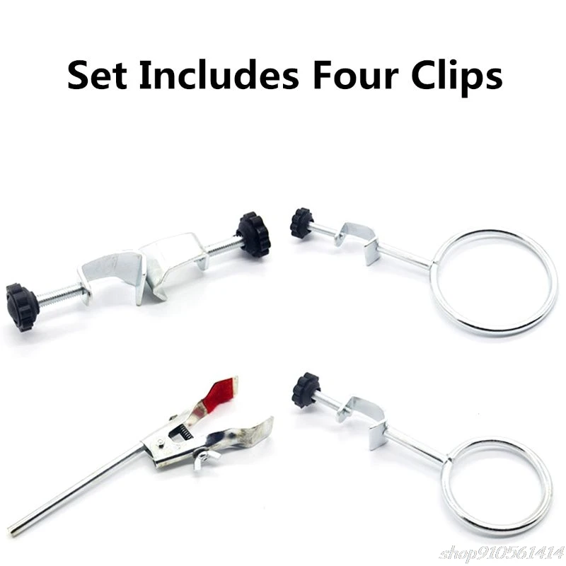 1 SET Laboratory Stands Support and Laboratory Clamp Lab Clips Flask Clamp Condenser Clamp Stands 500mm School Laborator N09 20
1 SET Laboratory Stands Support and Laboratory Clamp Lab Clips Flask Clamp Condenser Clamp Stands 500mm School Laborator N09 20