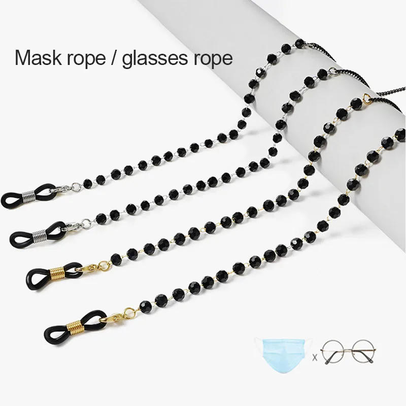 Women Glasses Chains Face Mask Beaded Strap Non-slip Eyeglass Rope Holder Cord Neck Sunglass Strap Eyewear For Unisex Jewelry
Women Glasses Chains Face Mask Beaded Strap Non-slip Eyeglass Rope Holder Cord Neck Sunglass Strap Eyewear For Unisex Jewelry