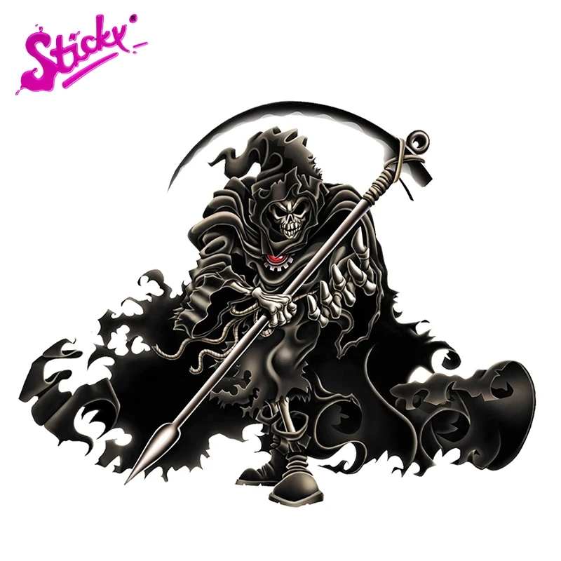 STICKY Cool Death Scythe Skeleton Anime Car Sticker Decal Decor Motorcycle Off-road Laptop Trunk Guitar PVC Vinyl Sticker
STICKY Cool Death Scythe Skeleton Anime Car Sticker Decal Decor Motorcycle Off-road Laptop Trunk Guitar PVC Vinyl Sticker