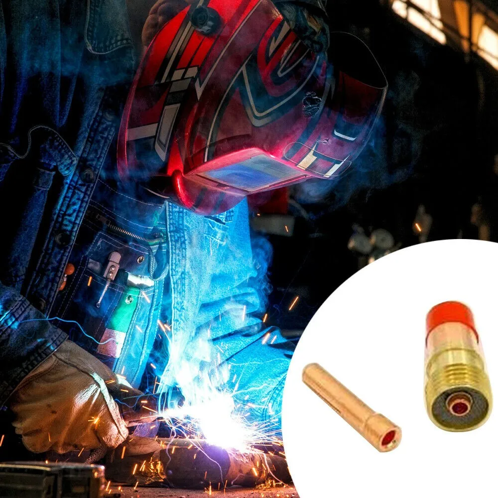 9 Pieces TIG Welding Gas Lens Parts Practical Glass Chuck Set For WP-17/18/26 TIG Welding Torch Welding Equipment Kit
9 Pieces TIG Welding Gas Lens Parts Practical Glass Chuck Set For WP-17/18/26 TIG Welding Torch Welding Equipment Kit