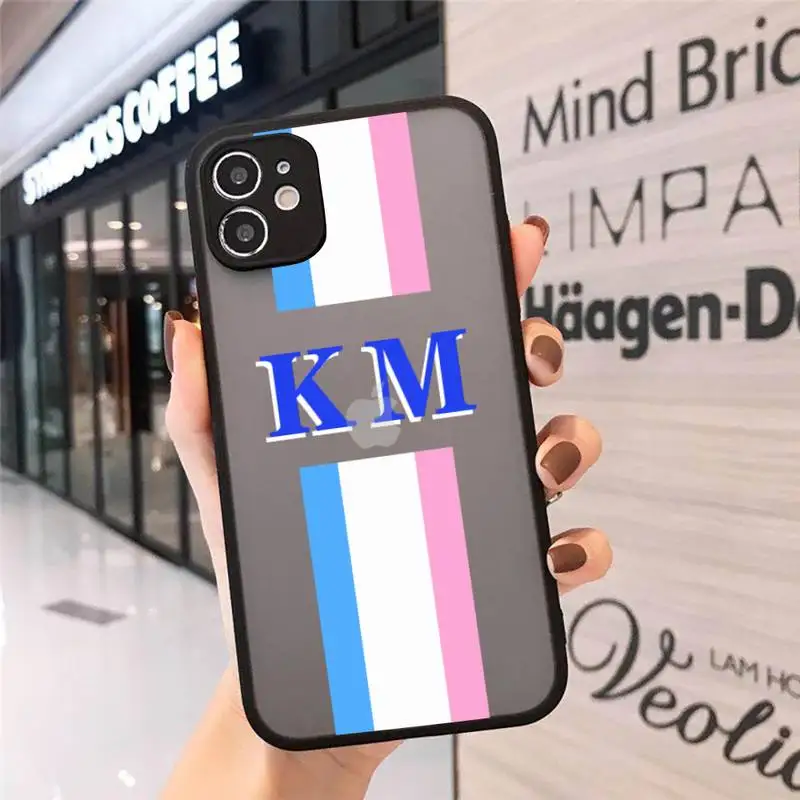 Monogram Initial Stripe Personalized Name Phone Cases Matte Transparent for iPhone 7 8 11 12 s mini pro X XS XR MAX Plus
Monogram Initial Stripe Personalized Name Phone Cases Matte Transparent for iPhone 7 8 11 12 s mini pro X XS XR MAX Plus