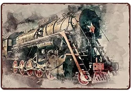 Free Pintree Original Retro Design Old Locomotive Tin Metal Signs Wall Art | Thick Tinplate Print Poster Wall Decoration 
Free Pintree Original Retro Design Old Locomotive Tin Metal Signs Wall Art | Thick Tinplate Print Poster Wall Decoration
