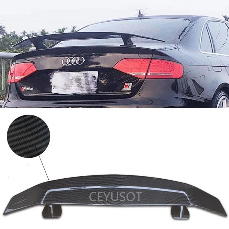 Универсальные аксессуары CEYUSOT для GT, спойлер для Audi A4 S4 B8 B9 b9,5, ABS, Автомобильный багажник, задняя губа, заднее крыло, набор для черного корпуса 2008-21
Универсальные аксессуары CEYUSOT для GT, спойлер для Audi A4 S4 B8 B9 b9,5, ABS, Автомобильный багажник, задняя губа, заднее крыло, набор для черного корпуса 2008-21