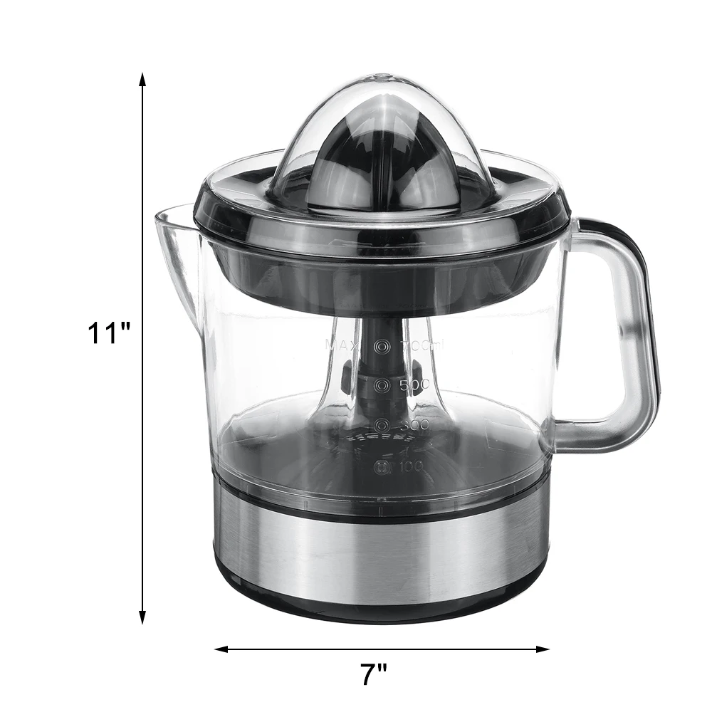 700ml Electric Citrus Orange Juicer Squeezer Lemon Fruits Masticating Machine Juicer Extractor Household Fruit Press Machine
700ml Electric Citrus Orange Juicer Squeezer Lemon Fruits Masticating Machine Juicer Extractor Household Fruit Press Machine
