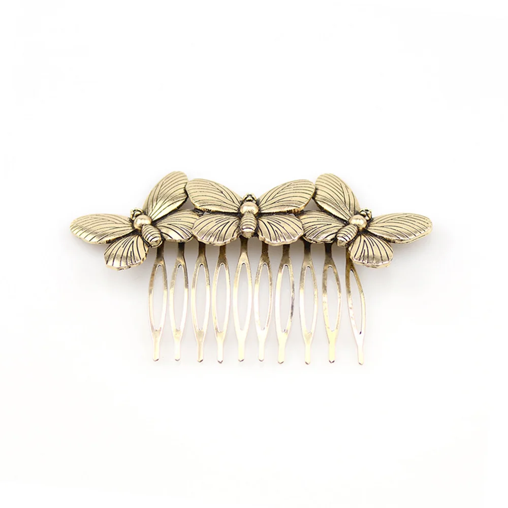 OPPOHERE 1PC Vintage 3 Butterflies Hair Combs Headdress Prom Bridal Wedding Hairpins Hair Accessories Women Hair Jewelry
OPPOHERE 1PC Vintage 3 Butterflies Hair Combs Headdress Prom Bridal Wedding Hairpins Hair Accessories Women Hair Jewelry