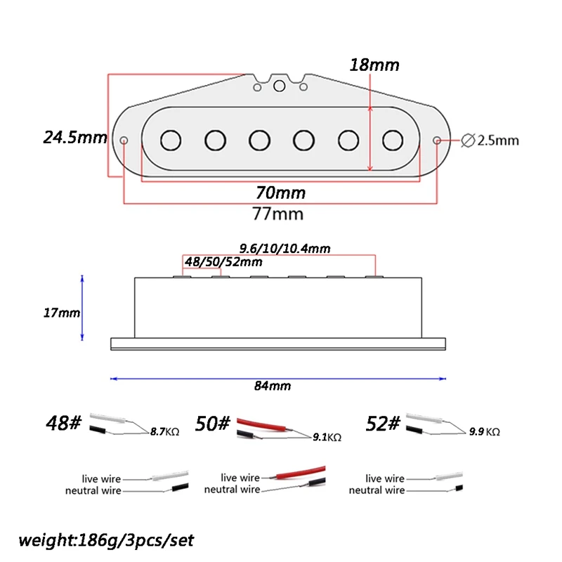 Alnicov 3PCS Guitar Pickup Single Coil Humbucker Pickups Neck Middle Bridge Set for ST Beige Guitar Accessories
Alnicov 3PCS Guitar Pickup Single Coil Humbucker Pickups Neck Middle Bridge Set for ST Beige Guitar Accessories