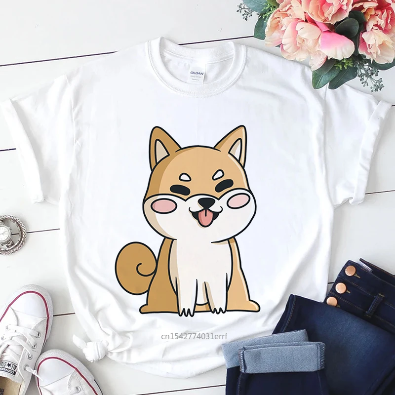 Summer Shiba Inu Kawaii Graphic Print T-shirt Women Moda Korean Tshirt Tee Harajuku Aesthetic Tops
Summer Shiba Inu Kawaii Graphic Print T-shirt Women Moda Korean Tshirt Tee Harajuku Aesthetic Tops