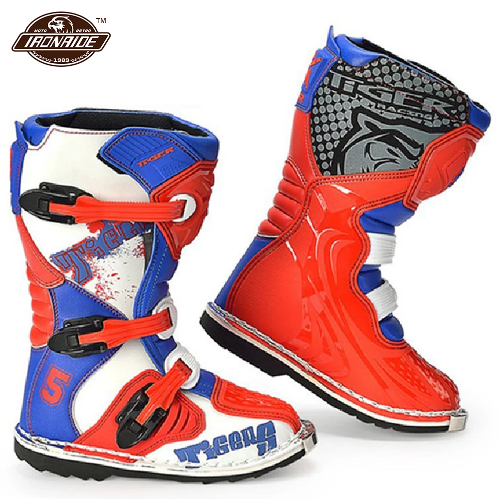 NEW Profession Motorcycle Boots Children Motocross Off Road Boots Kids Motorcycle Shoes Wear-resistant Botas Moto 34-37
NEW Profession Motorcycle Boots Children Motocross Off Road Boots Kids Motorcycle Shoes Wear-resistant Botas Moto 34-37
