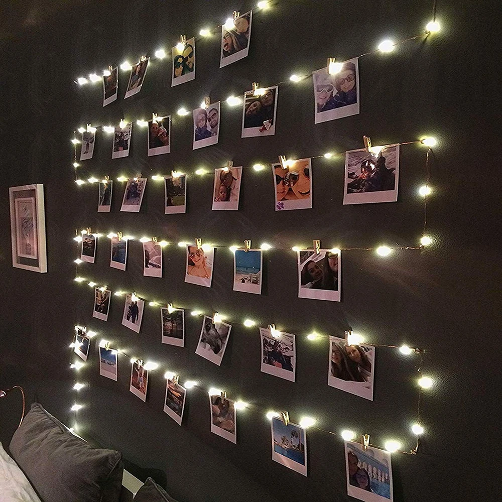 Fairy Lights USB Battery Operated 30 50 100LED Copper Wire Photo String Lights for Hanging Pictures Home Dorm Bedroom Party Xmas
Fairy Lights USB Battery Operated 30 50 100LED Copper Wire Photo String Lights for Hanging Pictures Home Dorm Bedroom Party Xmas