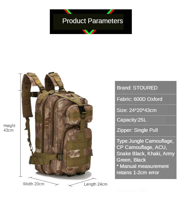 25-50L Waterproof Tactical Backpack,4 in 1 Camouflage Millitary Backpack,Army Backpack for Camping Hiking Backpack Outdoor Bags 25-50L Waterproof Tactical Backpack,4 in 1 Camouflage Millitary Backpack,Army Backpack for Camping Hiking Backpack Outdoor Bags