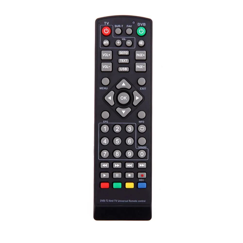 1Pc Universal Remote Control Replacement DVD remote control DVB-T2 universal remote control (Batteries NOT included)
1Pc Universal Remote Control Replacement DVD remote control DVB-T2 universal remote control (Batteries NOT included)