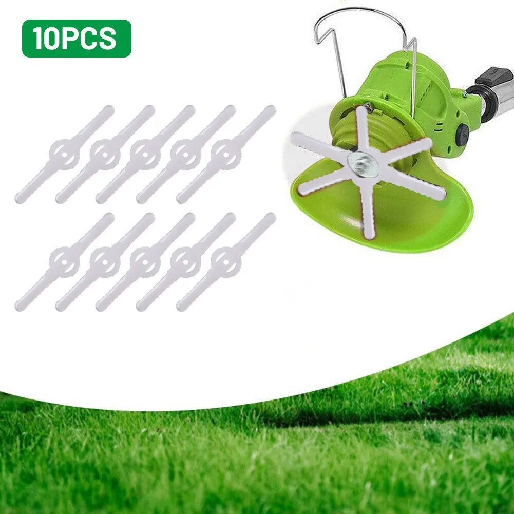 10 Pcs Brushcutter Plastic Blade Mowers Cutter Parts High Quality Grass Trimmer White Nylon Blade Plastic Blade Weeding Blade
10 Pcs Brushcutter Plastic Blade Mowers Cutter Parts High Quality Grass Trimmer White Nylon Blade Plastic Blade Weeding Blade