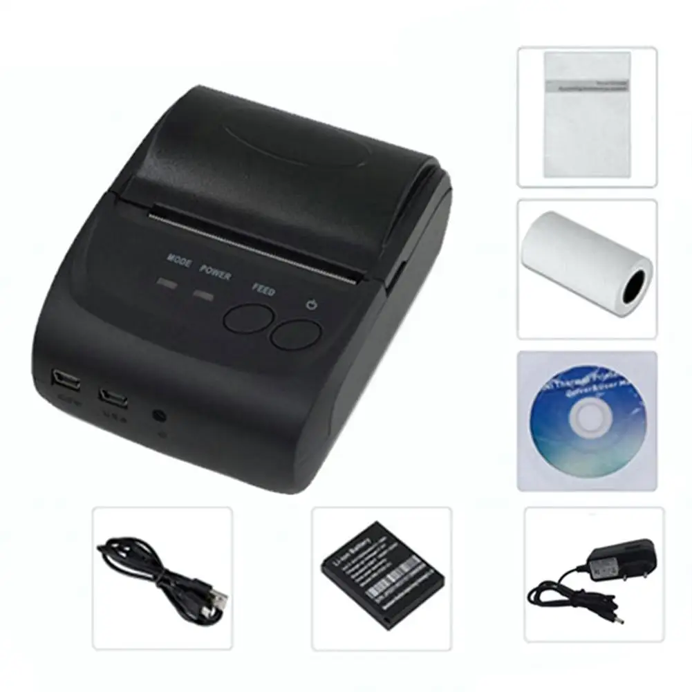 58MM Wireless Bluetooth 4.0 Mini Portable Ticket Thermal Printer Portable For POS Receipt Printer For Mobile Office Equipment
58MM Wireless Bluetooth 4.0 Mini Portable Ticket Thermal Printer Portable For POS Receipt Printer For Mobile Office Equipment