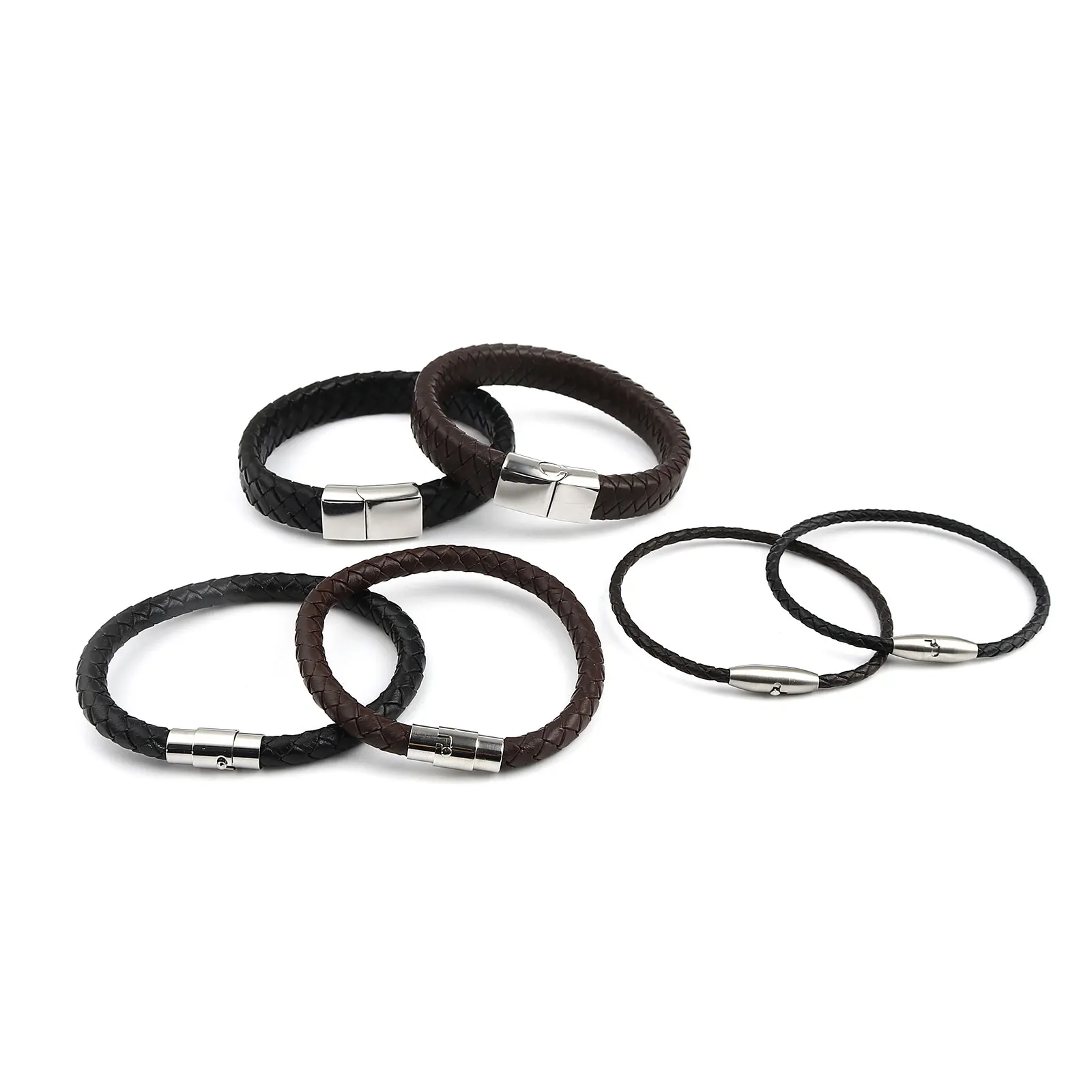 Trendy Bracelet Cowhide Braided Stainless Steel Bracelets Black Brown Women Girls Party Club Wedding Classic Jewelry 1 Piece
Trendy Bracelet Cowhide Braided Stainless Steel Bracelets Black Brown Women Girls Party Club Wedding Classic Jewelry 1 Piece