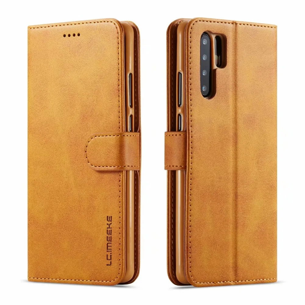 Чехол-бумажник с откидной крышкой для Huawei P40 P30 Pro Lite Nova 7i 4e P20 3e Y9 P Smart Plus 2019 кожаный