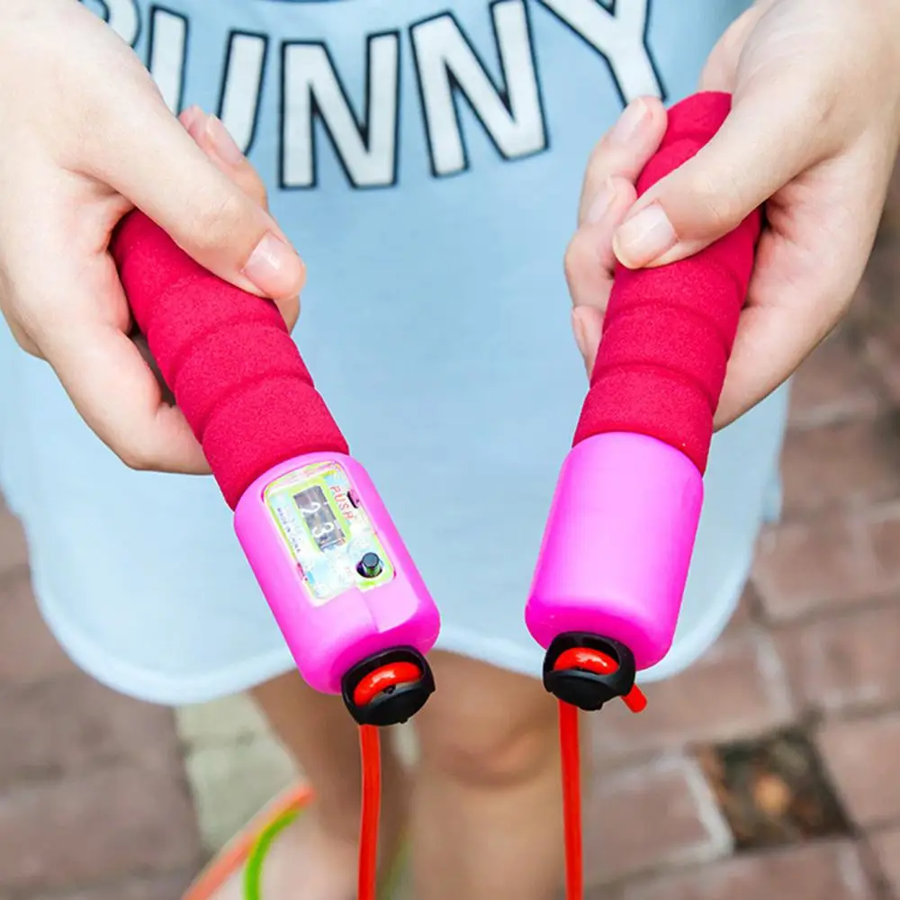 Sports counting skipping Jump Rope Kids Fitness Skipping Rope Adjustable Speed Rope with Counter Foam Handle
Sports counting skipping Jump Rope Kids Fitness Skipping Rope Adjustable Speed Rope with Counter Foam Handle