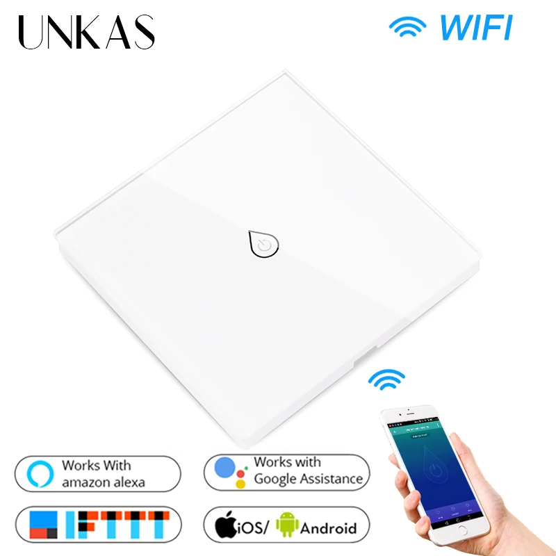 UNKAS Wifi Water Heater Switch Tuya APP Remote Control Boiler Led Light Touch Alexa Echo Google Home Glass Panel
UNKAS Wifi Water Heater Switch Tuya APP Remote Control Boiler Led Light Touch Alexa Echo Google Home Glass Panel