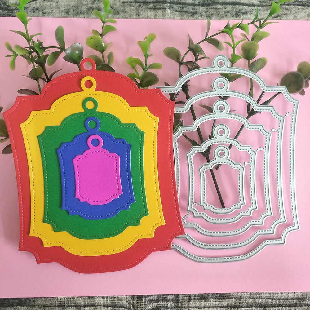 5-layer metal cutting mold for photo frame with sewing thread lace, DIY scrapbooks, cards, photo albums, handmade crafts
5-layer metal cutting mold for photo frame with sewing thread lace, DIY scrapbooks, cards, photo albums, handmade crafts