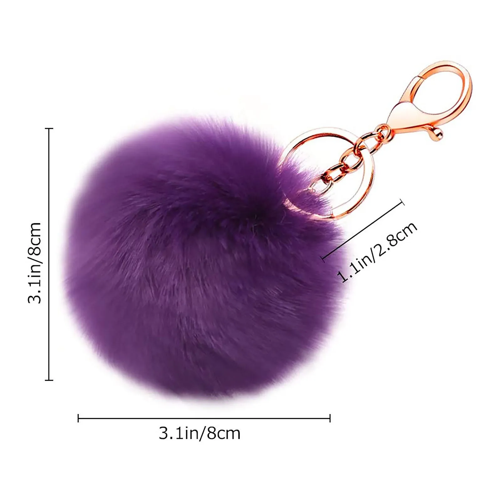 Girly Fashion Cute Keychain School Bag Decoration Pendant Car Metal Key Pendant Plush Car Keychain Multi-color Ball Keychain
Girly Fashion Cute Keychain School Bag Decoration Pendant Car Metal Key Pendant Plush Car Keychain Multi-color Ball Keychain