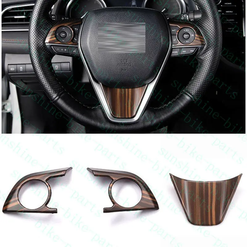 Fit For Toyota Camry 2018 ABS Wood Color Steering Wheel Button Decorative FRAMES 3pcs
Fit For Toyota Camry 2018 ABS Wood Color Steering Wheel Button Decorative FRAMES 3pcs