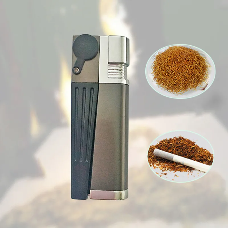 Creative Pipe Lighter, Metal Dual-Use Smoking Set, Ignition Inflatable Cigarette Lighter, Cigar Accessories
Creative Pipe Lighter, Metal Dual-Use Smoking Set, Ignition Inflatable Cigarette Lighter, Cigar Accessories
