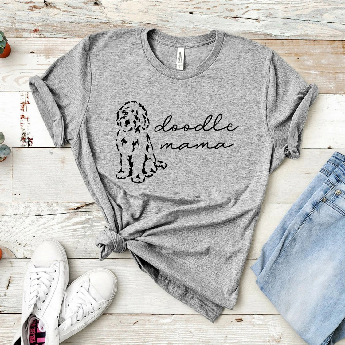 2019 New Arrived Doodle Mama T-Shirt - Funny Shirt Dog Graphic Tee Goldendoodle Mom | Женская одежда
