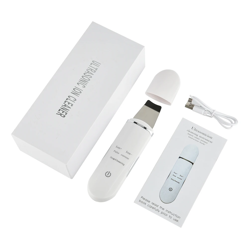 Ultrasonic Face Skin Scrubber Acne Blackhead Deep Cleansing Peeling Shovel Pules Massage Lifting Facial Skin Tightening Machine
Ultrasonic Face Skin Scrubber Acne Blackhead Deep Cleansing Peeling Shovel Pules Massage Lifting Facial Skin Tightening Machine
