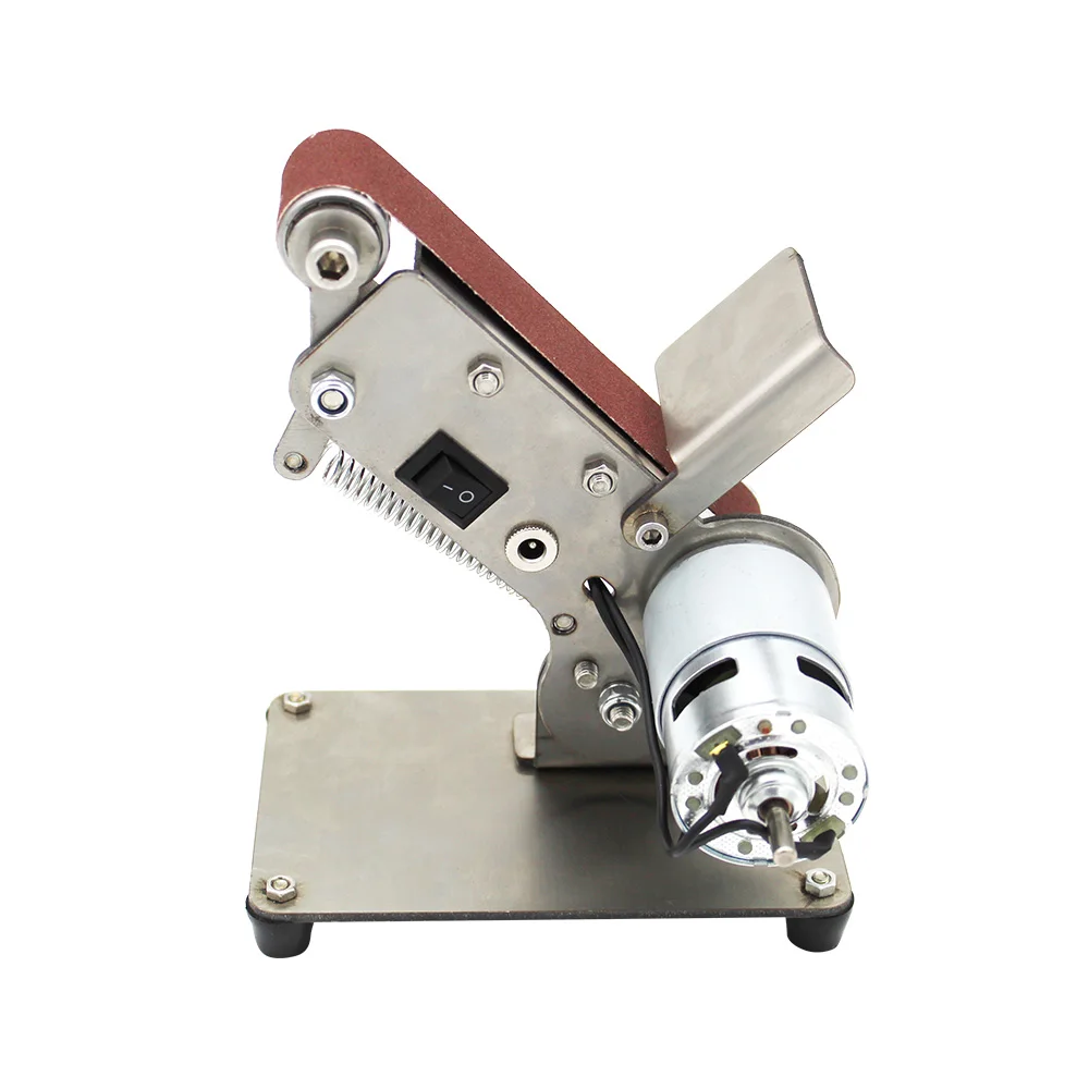 Folding Mini Electric Belt Machine Sander Sanding Grinding Polishing Abrasive Belts Grinder DIY Cutter Edges | Инструменты