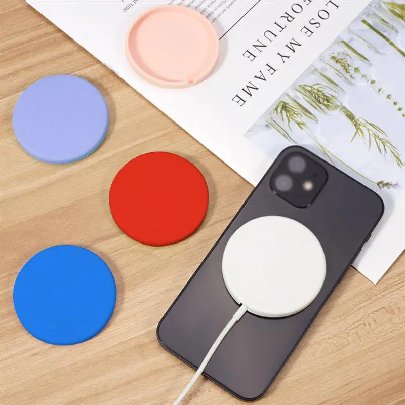 New Wireless Charger Cover Silicone Phone Charger Case Protector Replacement for Magsafe, Black/Red/Pink/Purple/Blue/White
New Wireless Charger Cover Silicone Phone Charger Case Protector Replacement for Magsafe, Black/Red/Pink/Purple/Blue/White