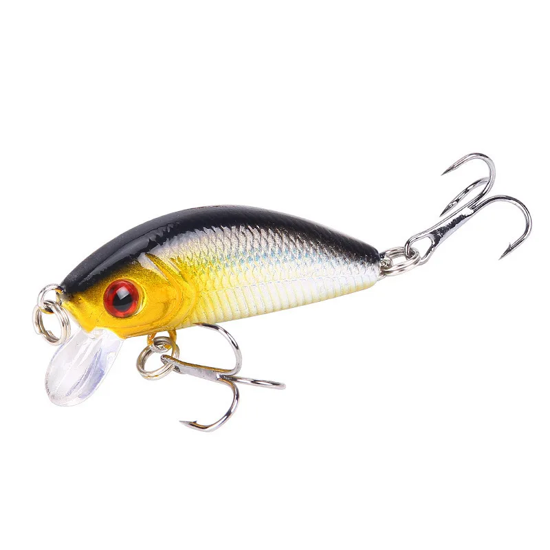 1Piece 50mm 4.2g Fishing Lure Artificial Minnow Bait With 2 Hooks 3D Eyes Wobblers Crankbait For Sea Fishing Tackle
1Piece 50mm 4.2g Fishing Lure Artificial Minnow Bait With 2 Hooks 3D Eyes Wobblers Crankbait For Sea Fishing Tackle