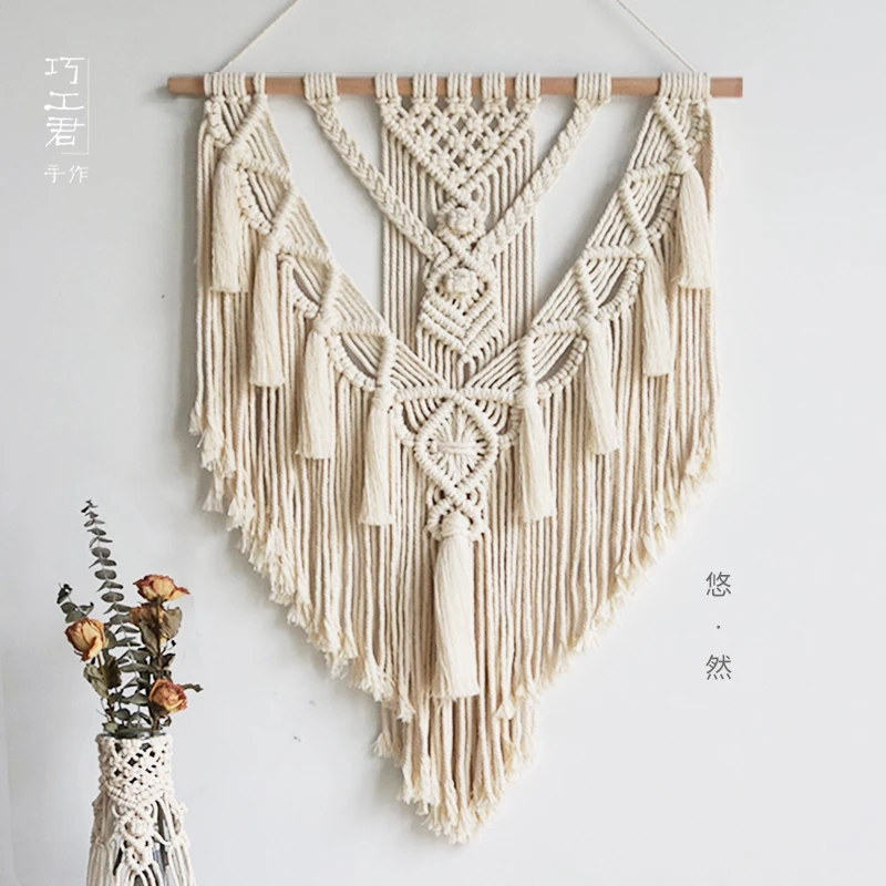 Hot Macrame Wall Hanging Tapestry Wall Decor Boho Chic Bohemian Woven Home Decoration College Dorm Tapesty
Hot Macrame Wall Hanging Tapestry Wall Decor Boho Chic Bohemian Woven Home Decoration College Dorm Tapesty