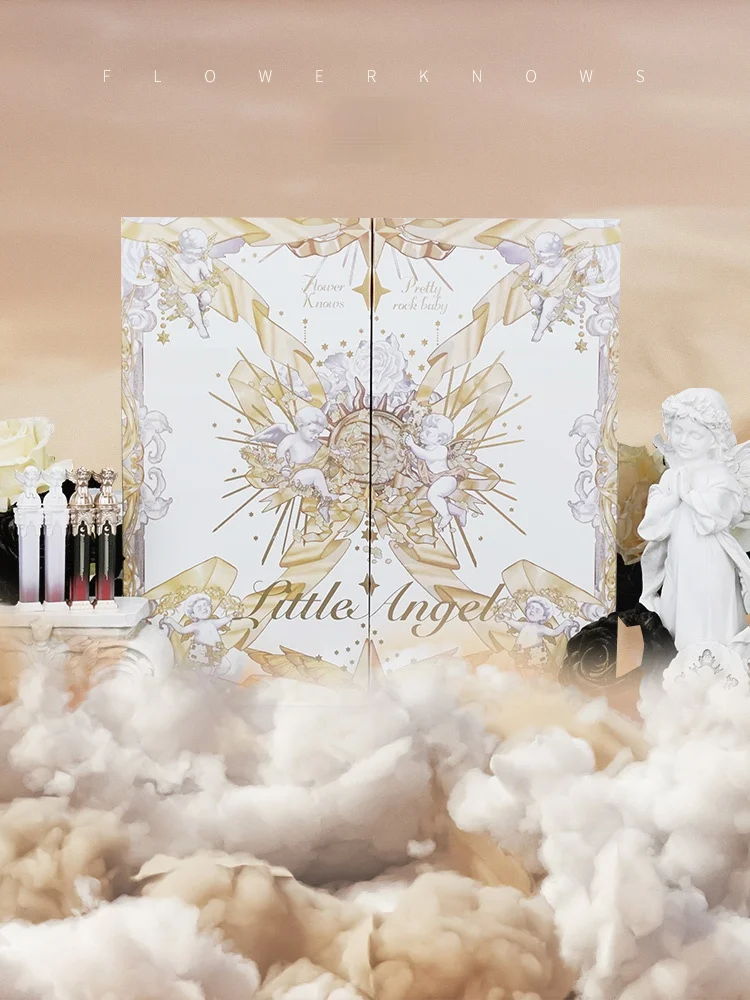 Flower Know Angel Makeup Gift Box Lip Lacquer Highlight Eyeshadow Allin Set
Flower Know Angel Makeup Gift Box Lip Lacquer Highlight Eyeshadow Allin Set