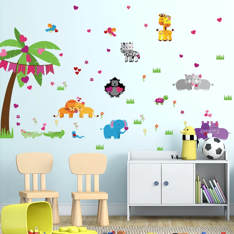 Cute Animal tree Self Adhesive PVC Waterproof Wall Art Decal Decor Living Room Bedroom Removable Wall Art Sticker Murals
Cute Animal tree Self Adhesive PVC Waterproof Wall Art Decal Decor Living Room Bedroom Removable Wall Art Sticker Murals