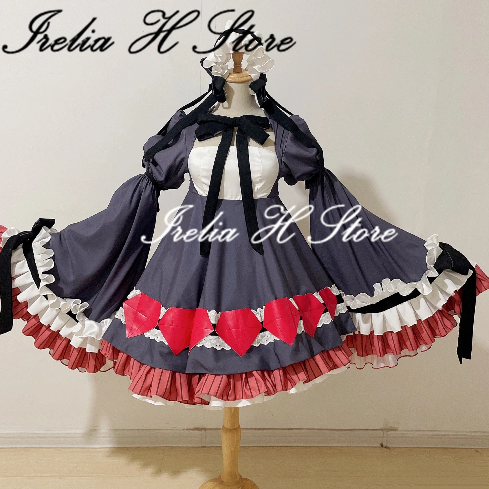 Irelia H Store, косплей-костюм алаши, платье горничной, сделанное на заказ/размер
Irelia H Store, косплей-костюм алаши, платье горничной, сделанное на заказ/размер