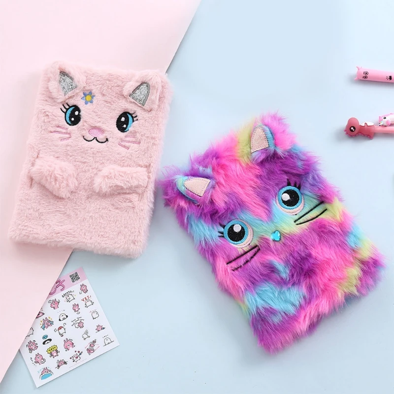 Plush Softcover Notebook Cartoon Animal Notepad Locking Line Binding 160 Lined Pages Ideal for student Teacher School
Plush Softcover Notebook Cartoon Animal Notepad Locking Line Binding 160 Lined Pages Ideal for student Teacher School