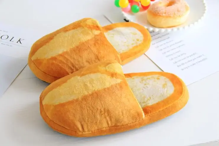 individuality simulation bread slippers at home indoor floor for bedroom women shoes
individuality simulation bread slippers at home indoor floor for bedroom women shoes