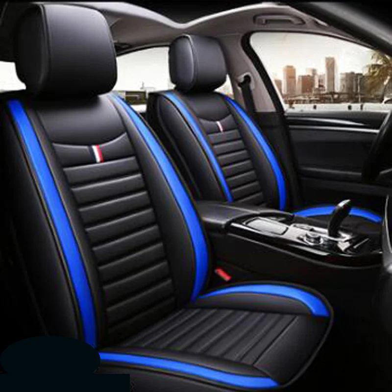 pu leather not moves 4 seasons car seat cushion Fashion universal seat covers non-slide Black/Blue auto Covers RU1 X25
pu leather not moves 4 seasons car seat cushion Fashion universal seat covers non-slide Black/Blue auto Covers RU1 X25
