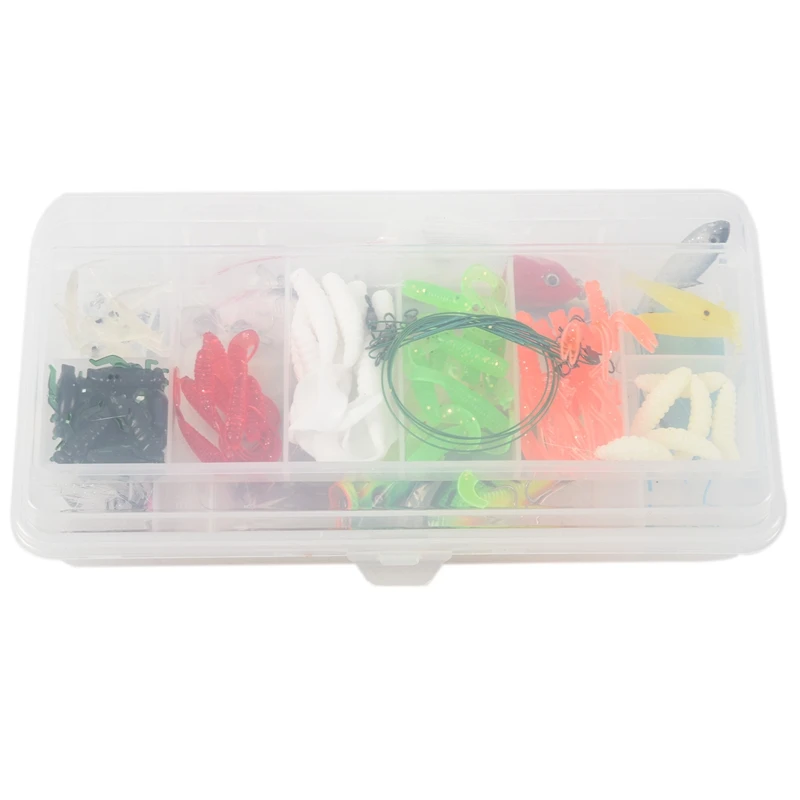 100 Fishing Lures Spinners Plugs Spoons Soft Bait Pike Trout Salmon+Box Set
100 Fishing Lures Spinners Plugs Spoons Soft Bait Pike Trout Salmon+Box Set