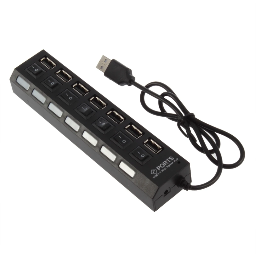 Совершенно новый 1 шт. высокоскоростной концентратор с 7 портами USB 2,0 с переключателем ВКЛ./ВЫКЛ. Разветвитель адаптер для зарядки телефона
Совершенно новый 1 шт. высокоскоростной концентратор с 7 портами USB 2,0 с переключателем ВКЛ./ВЫКЛ. Разветвитель адаптер для зарядки телефона