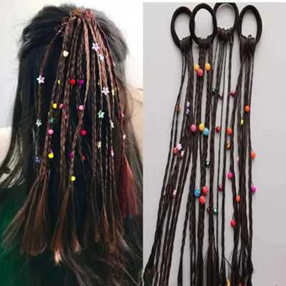 New Girls Colorful Wigs Ponytail Hair Ornament Headbands Rubber Bands Beauty Hair Bands Headwear Kids Hair Accessories Head Band
New Girls Colorful Wigs Ponytail Hair Ornament Headbands Rubber Bands Beauty Hair Bands Headwear Kids Hair Accessories Head Band