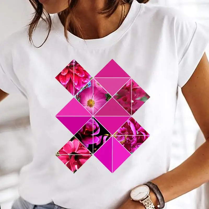 Women Short Sleeve Tees Female Fashion Clothes Cartoon Lady Print Flower Elegant 90s Trend Cute Tops Graphic Tshirt T-Shirt 
Women Short Sleeve Tees Female Fashion Clothes Cartoon Lady Print Flower Elegant 90s Trend Cute Tops Graphic Tshirt T-Shirt