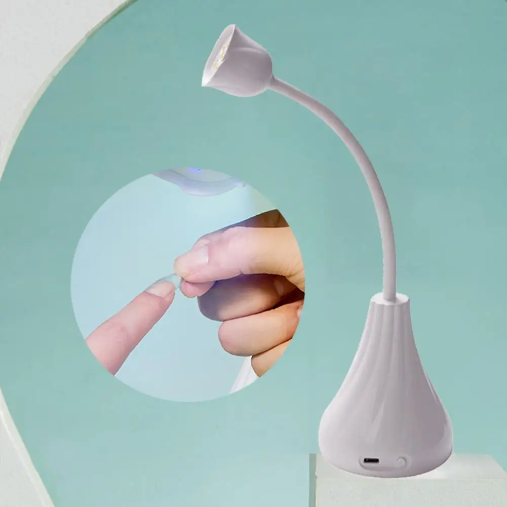 High Efficient 6 Light Beads Vase Designed Cordless Mini Nail Light for Manicure
High Efficient 6 Light Beads Vase Designed Cordless Mini Nail Light for Manicure
