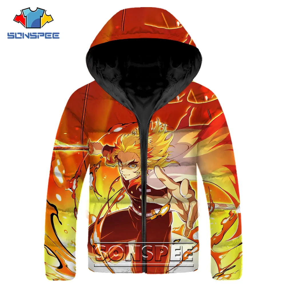 SONSPEE New Winter Jackets Anime Cartoon Demon Slayer Rengoku Kyoujurou Parkas Hip Hop Down Jacket Thick Keep Warm Brand Coat
SONSPEE New Winter Jackets Anime Cartoon Demon Slayer Rengoku Kyoujurou Parkas Hip Hop Down Jacket Thick Keep Warm Brand Coat